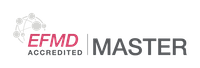 Logo of the EFMD Accredited Master accreditation, awarded in 2025 to the Master in Management (Programme Grande École)