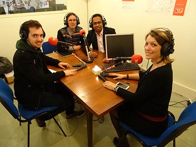 Excelia IRSI radio studio